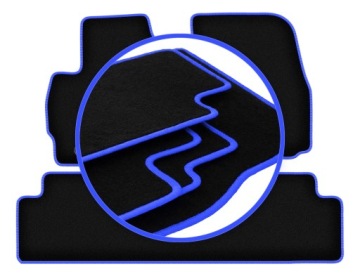 Koberce do auta Blue pro: Mazda Premacy II minivan 2005-2010