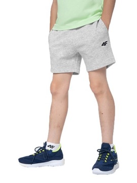 ДЕТСКИЕ ШОРТЫ ИЗ ХЛОПКОВОГО СПОТА 4F ДЛЯ МАЛЬЧИКОВ