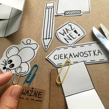 Комплект для подготовки лэпбука, А4, 2 папки, красная крафт-бумага