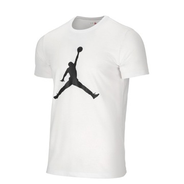 Nike Jordan męski t-shirt biała koszulka logo r.XL