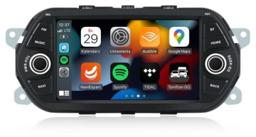 Fiat Tipo Rádio Navigace Android Auto Carplay Mapy Aplikace