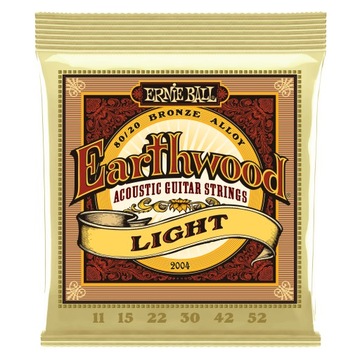 Struny Ernie Ball EB 2004 80/20 Bronze Earthwood 11-52 EB2004