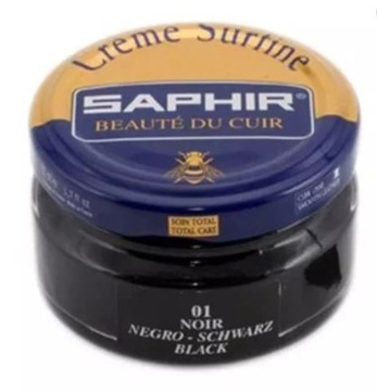 SAPHIR KREM PASTA SAPHIR BDC Pommadier/ Czarna
