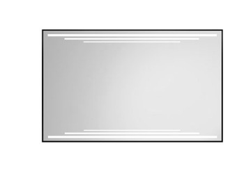 LUSTRO LED ŁAZIENKOWE 53x63 CM W RAMIE ALUMINIOWEJ