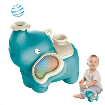 ИНТЕРАКТИВНЫЙ ФОНТАН СЛОН С ШАРИКОМ ДЕТСКАЯ ИГРУШКА