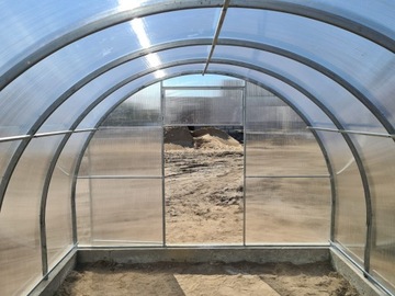 Szklarnia tunelowa 3x12m poliwęglan 4mm prof 20x20