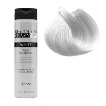 Be Color Crazy toner do włosów w żelu 12min bez amoniaku biały white 150ml