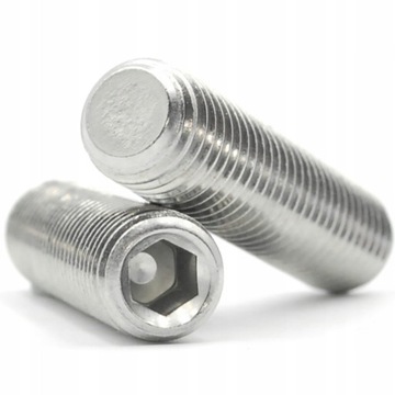 M2X5 ŚRUBA DOCISKOWA NIERDZEWNA BROK 10ST KLAMKI