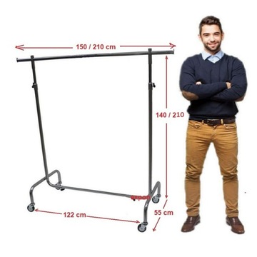 СТОЙКА ДЛЯ КЛАССИЧЕСКОЙ ОДЕЖДЫ - МАГАЗИН-ТРАНСПОРТЕР - ВАРШАВА