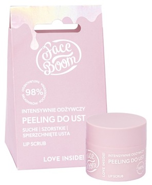 FACE BOOM intensywnie odżywczy PEELING DO UST cukrowy