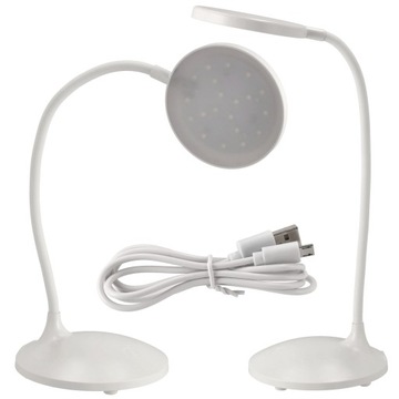 LAMPKA BIURKOWA LED SZKOLNA USB Z AKUMULATOREM