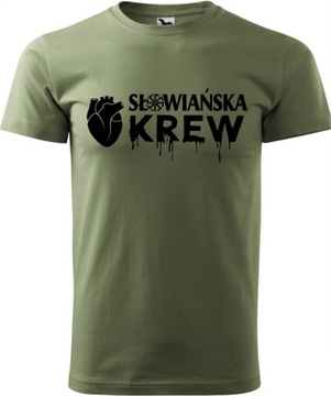 Koszulka tshirt słowiańska krew perun swaróg weles