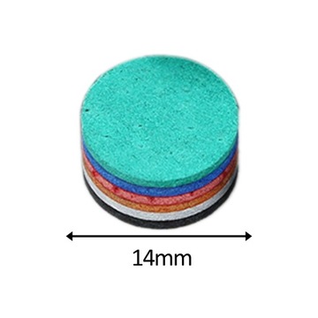 Наконечник для бильярдного кия Принадлежности для ухода за наконечником для бильярдного кия, высокий, неполированный