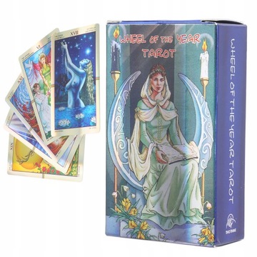 Karty Talia tarota losu wróżbiarstwa Hologram