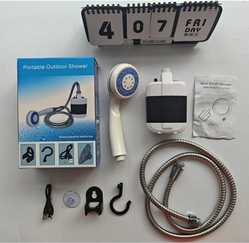 ТУРИСТИЧЕСКИЙ ДУШ ЭЛЕКТРИЧЕСКИЙ НАСОС АККУМУЛЯТОР ДЛЯ САДА USB