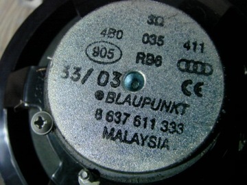 GŁOŚNIK AUDI A6 C5 2.5 TDI 4B0035411