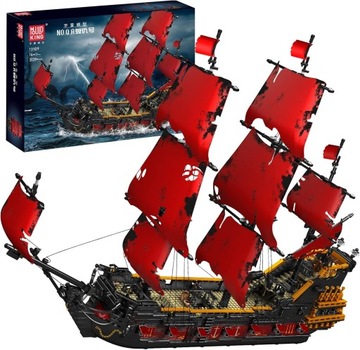 Klocki MOULD KING 13109 Queen Anne's Revenge Statek Piracki z Karaibów