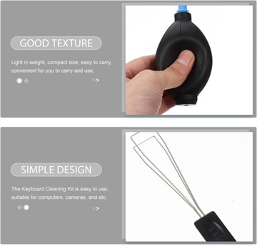 4 комплекта чистящих щеток для клавиатуры