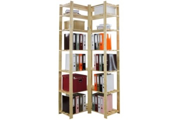 Угловая полка для книг, игрушек, деревянная полка для кладовки, ВМЕСТИМОСТЬ 220 СМ.