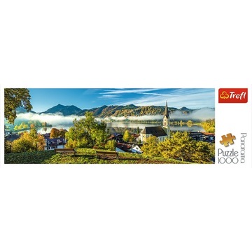 Puzzle 1000 PANORAMA Nad jeziorem Schliersee 29035