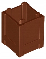 LEGO skrzynia kontener 61780 brązowy