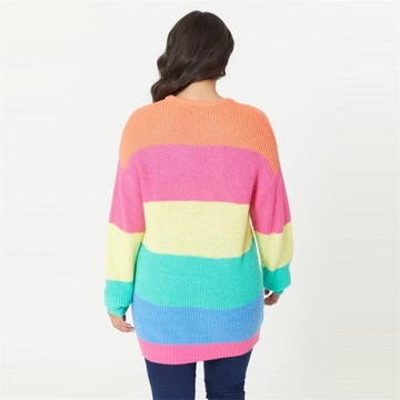 M8505 DAMSKI KOLOROWY SWETER STUDIO 12/14 L/XL