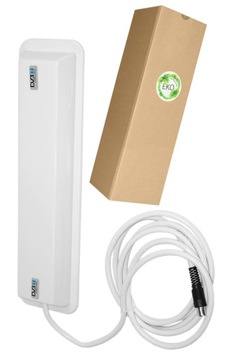 CYFROWA ANTENA POKOJOWA DVB-T2 4K uniwersalna mini pasywna z symetryzatorem