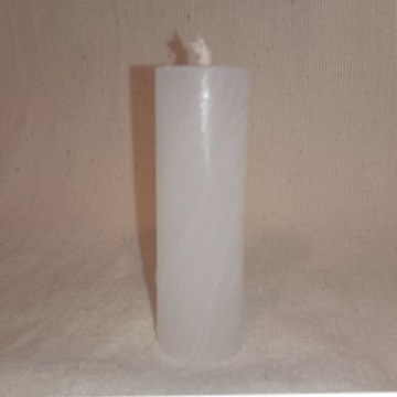 Świeca BIAŁA (3 godzinna-7cm) rytuał ODNOWA