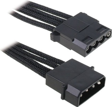 BitFenix Molex - Molex, 0.45m, Czarny