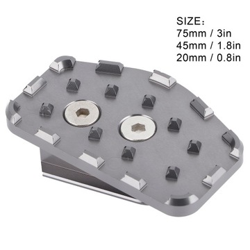 Удлинитель педали заднего тормоза, увеличенная шайба, алюминиевый сплав с ЧПУ