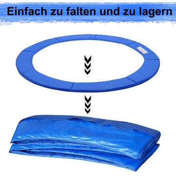 UISEBRT Ø244cm Obramowanie krawędzi trampoliny z PCV niebieskie