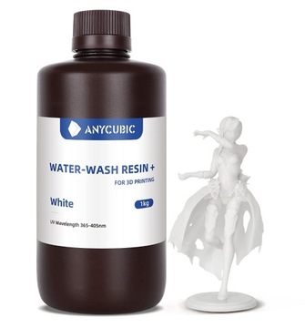 ŻYWICA ANYCUBIC 1L WATER WASHABLE+ BIAŁA WHITE