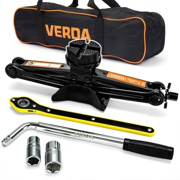 LEWAREK TRAPEZOWY 2,5T ZESTAW PODNOŚNIK SAMOCHODOWY KLUCZ DO KÓŁ POKROWIEC