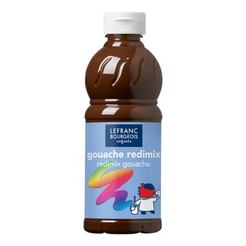 FARBA PLAKATOWA TEMPERA 500ML BRĄZOWA L&B