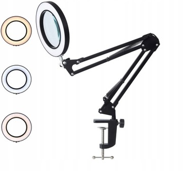 Лампа настольная, косметическая лампа С лупой GLOW 308