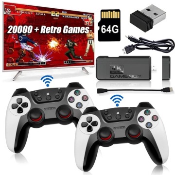 Bezdrátová Retro Konzole 4K Hdmi Televizní Televize Hra 2 Pady 30000 Her