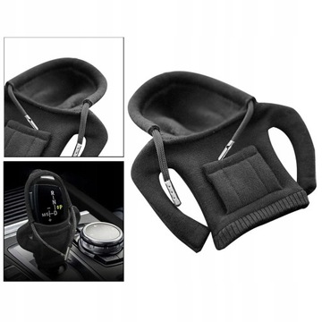 Auto Gear Knob Cover Zabawna bluza z kapturem, antypoślizgowa, czerwona