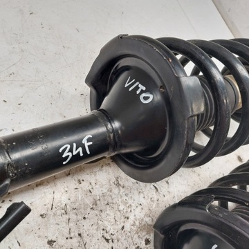 MERCEDES VITO W638 AMORTYZATOR SPRĘŻYNA MACPHERSON PRZÓD LEWY/PRAWY