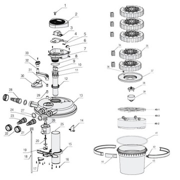 НАПОРНЫЙ ФИЛЬТР С УФ-ЛАМПОЙ 11ВТ ДЛЯ ПРУДА ОБЪЕМОМ ДО 12м3