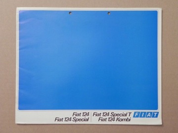Prospekt - FIAT - 124 + 124 SPECIAL - 1973 r