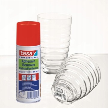 Tesa Zmywacz w Sprayu Do Usuwania Kleju Naklejek Etykiet Taśm Czyścik 200ml
