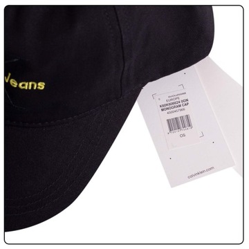 КЕПКА CALVIN KLEIN MONOGRAM BATCH, ЧЕРНАЯ