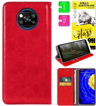 Etui Portfel CASE STOJAK MAGNES KOLORY SZKŁO do Poco X3 NFC / Poco X3 Pro