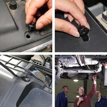 ШПИЛЬКИ ЗАЖИМЫ АВТОМОБИЛЬНЫЕ ЗАЖИМЫ 635 EL универсальные зажимы для обивки Набор зажимов