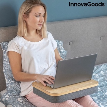 Портативный столик для ноутбука с подносом и местом для хранения