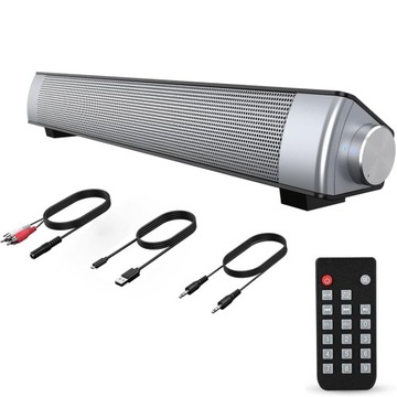 1800MAH MINI SOUNDBAR BLUETOOTH NA DOMOWE IMPREZY SAMOCHODOWE