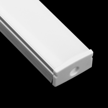 Profil do Taśm LED aluminiowy NATYNKOWY 1m + KLOSZ