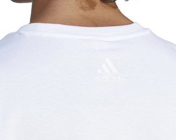 ADIDAS T-SHIRT MĘSKA KOSZULKA BIAŁA BAWEŁNA