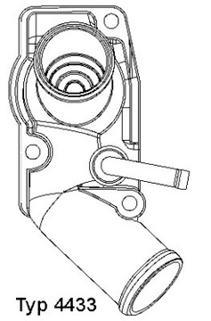 TERMOSTAT OPEL ZAFIRA 2.0-2.2DTI 92/107