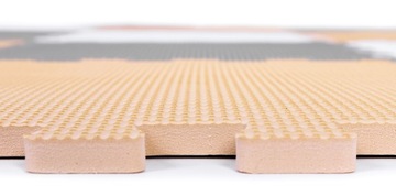 Пазл ОБУЧАЮЩИЙ FOAM MAT 118х118 для детей, СКЛАДНОЙ, защитный, 16 шт.